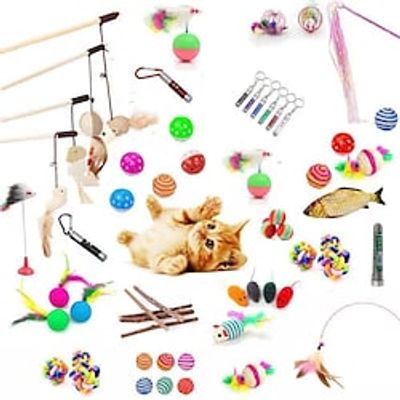 Cat Toy Pet Cat Sisal Scratching Ball Training Interactive Toy for Kitten Pet Cat Supplies Funny Play Feather Toy cat accessorie Lightinthebox