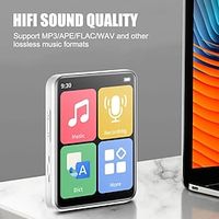 3.0 inch Met Bluetooth 5.2MP3 Speler Full Touch Screen  MP4 Player Muziekspeler Met Ingebouwde speaker Fm Radio Recorder Video Lightinthebox - thumbnail