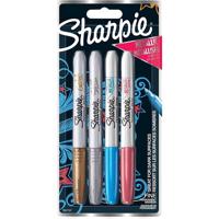 Sharpie Permanent Markers - Metallic (Pack Of 4) - thumbnail