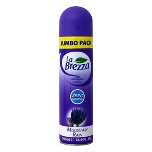 La Brezza Zero Alcohol Air Freshener Mountain Rain 500ml (UAE Delivery Only)