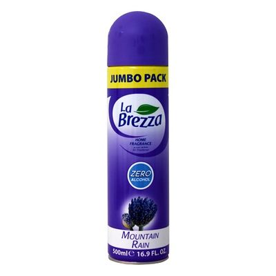 La Brezza Zero Alcohol Air Freshener Mountain Rain 500ml (UAE Delivery Only)