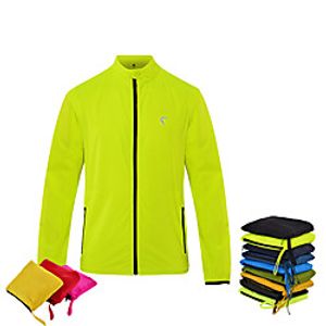 Men's Cycling Jersey Summer Bike Jacket Top Waterproof Windproof Quick Dry Sports fluorescent green / Zhangqing / Black Mountain Bike MTB Road Bike Cycling Clothing Apparel Bike Wear / Long Sleeve miniinthebox