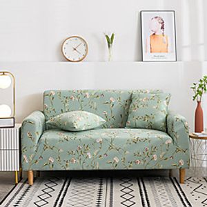 Sofa Cover Stretch Couch Cover Dustproof Furniture Protector Slipcover Floral Print Fit for Armchair/Loveseat/Three Seater/Four Seater/Sectional sofa miniinthebox