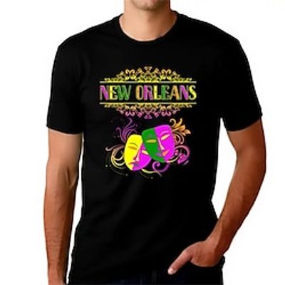 Carnival Mask Mardi Gras Black T shirt Tee Men's Graphic Cotton Blend Shirt Sports Classic Shirt Short Sleeve Comfortable Tee Carnival Sports Outdoor Summer Fashion Designer Clothing S M L XL XXL Lightinthebox Carnival Mask Mardi Gras Black T shirt Tee Men's Graphic Cotton Blend Shirt Sports Classic Shirt Short Sleeve Comfortable Tee Carnival Sports Outdoor Summer Fashion Designer Clothing S M L XL XXL Lightinthebox