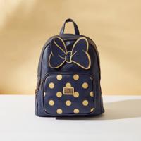 Mistotes Polka Dot Zipper Backpack with Adjustable Shoulder Straps