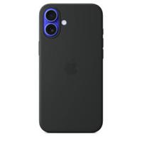 Apple iPhone 16 Plus Silicone Case with MagSafe - Black - thumbnail