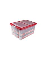 Sunware Nesta Christmas Storage Box 51 Liter with Trays for 64 Baubles