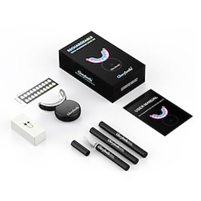 Professional Teeth Whitening Kit 32 LED Light Rechargeable Wireless Lightinthebox