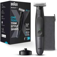 Braun X Styler Series 5, Hybrid Trimmer Face & Body With 4D-Flex Blade, 6 Combs, Travel Pouch, Charging Stand, Waterproof - XT 5300 - thumbnail