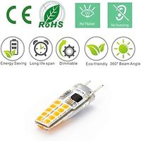 G8 LED Bulb 110V 120V 3W 30W Halogen Equivalent Dimmable T4 JCD Type Bi-Pin G8 Base Warm White 3000KDaylight White 6000K for Puck Light Under Cabinet Light Under Counter Light (25Pcs) Lightinthebox - thumbnail