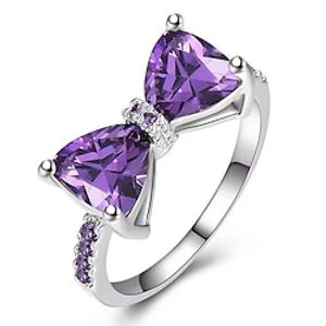 1PC Zircon Butterfly Tiny Diamond Ring For Women's  Party Evening Date Lightinthebox