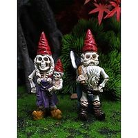 1 set of 2 aquarium aquariums for creating a micro view of the viewing venue with resin decorative pieces for creative and personalized skull and dwarf decorations Lightinthebox - thumbnail