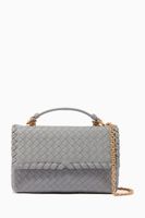 Baby Olimpia Intrecciato Leather Shoulder Bag Baby Olimpia Intrecciato Leather Shoulder Bag
