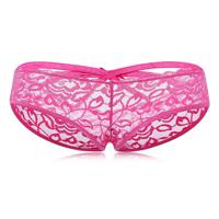 Women Sexy Octopus Hollow Out Thongs Transparent Lace Temptation V-String Panties - thumbnail