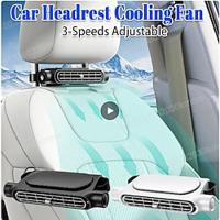 Rear Seat Fan Ventilation Sheet USB Harcirculator USB Charging Headrest Car Fan Cooling Portable Air Conditioner for Car Lightinthebox