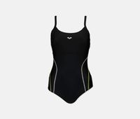 Womens Coil One Piece  Black/White/Yellow Star - thumbnail