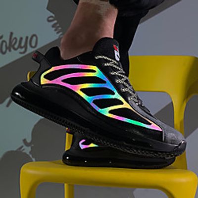 Men's Sneakers Sporty Casual Daily Office  Career Tissage Volant Breathable Non-slipping Wear Proof White Black Spring Summer miniinthebox