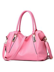 Basic Pu Big Capacity Shoulder Bag