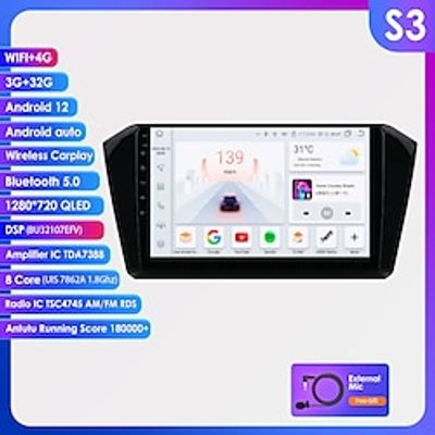 For Volkswagen passat B8 2015 - 2020 Car Radio 10.1 Inch Android 12 Navigation GPS AHD Autoradio Multimedia BT WIFI DSP 4G Lightinthebox For Volkswagen passat B8 2015 - 2020 Car Radio 10.1 Inch Android 12 Navigation GPS AHD Autoradio Multimedia BT WIFI DSP 4G Lightinthebox