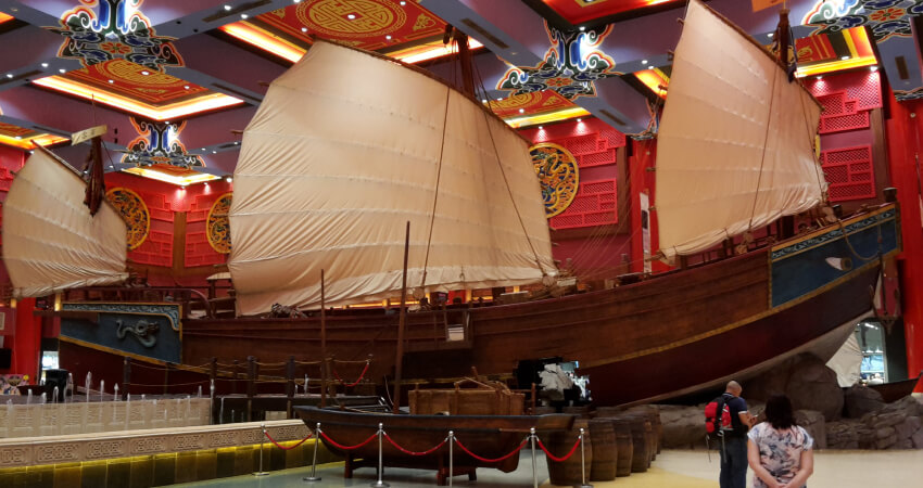 Boat at Ibn Battuta Mall Boat at Ibn Battuta Mall